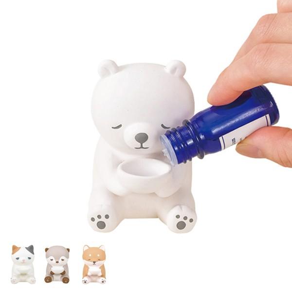 アロマディフューザー 陶器 ねむねむアニマルズ 座り アロマ アロマストーン 素焼き インテリアパレットヤフー店 通販 Yahoo ショッピング