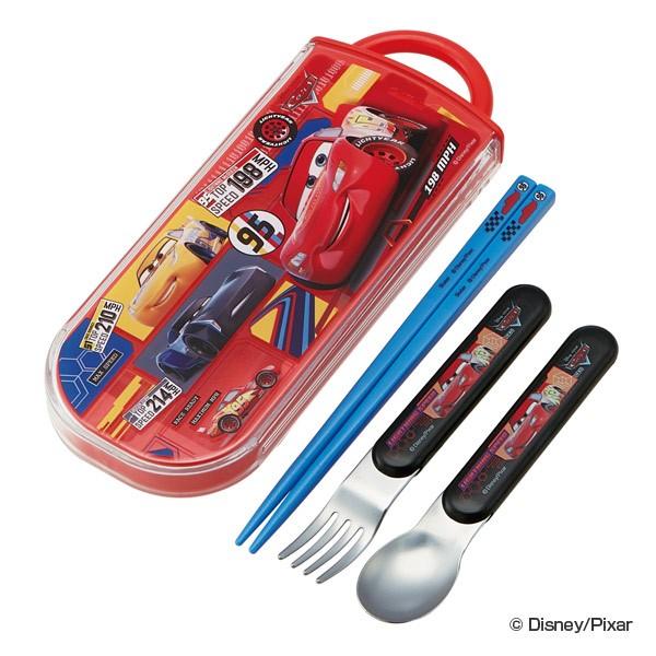 Disney（ディズニー） トリオセット スプーン フォーク 箸 スライド式