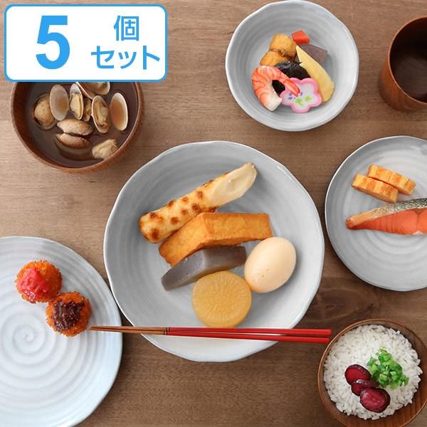 ボウル 21cm Collage 皿 和食器 陶器 日本製 同色5個セット （ 大鉢