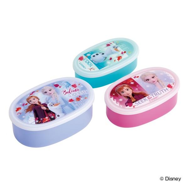 Disney（ディズニー） お弁当箱 シール容器 3個入 アナと雪の女王 子供