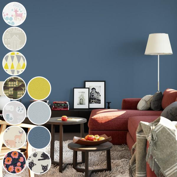 貼ってはがせる壁紙 北欧シリーズ 45cm 2 5m 壁紙シート はがせる壁紙 ウォールステッカー 31 インテリアパレットヤフー店 通販 Yahoo ショッピング