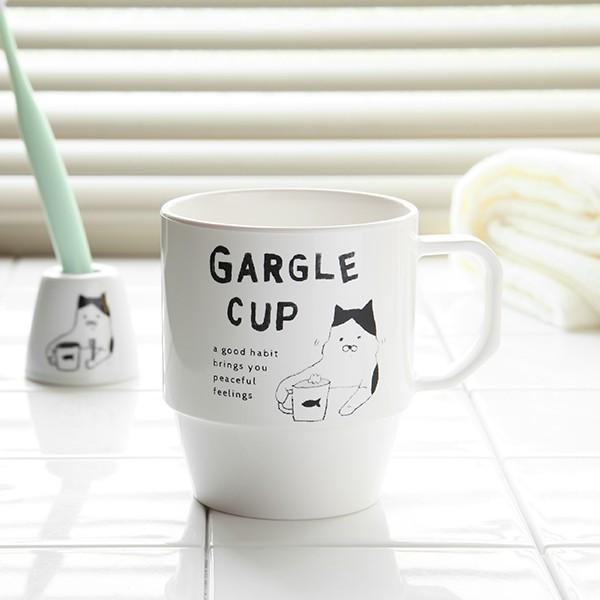 うがいコップ 加猫さん タンブラー 歯磨き用タンブラー 歯磨きコップ 370ml 日本製 歯磨き うがい コップ 取っ手付き インテリアパレットヤフー店 通販 Yahoo ショッピング
