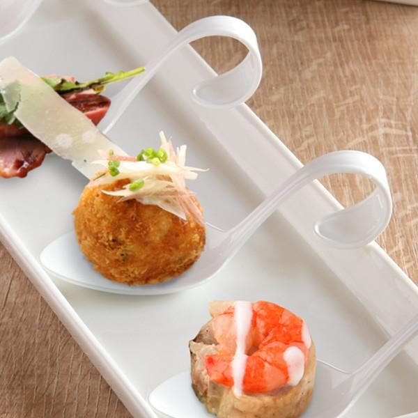 アミューズスプーン ブラン blanc ステンレス製 スプーン ホーロー