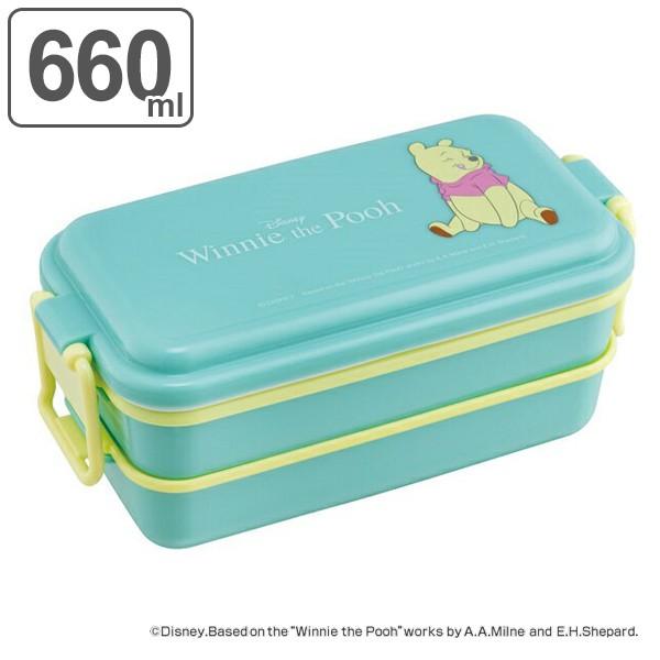 お弁当箱 2段 ホーロー風 入れ子 くまのプーさん パステル 660ml ランチボックス 弁当箱 入れ子式 プーさん キャラクター レンジ対応 インテリアパレットヤフー店 通販 Yahoo ショッピング