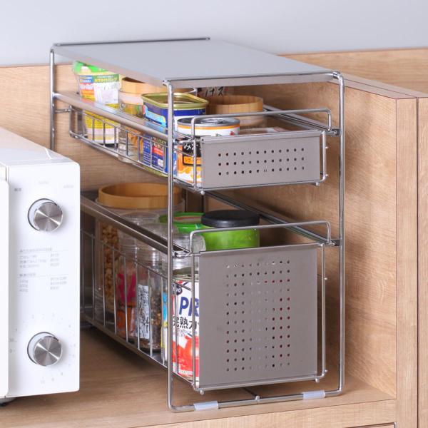 シンク下 ステンレス スライド 収納家具 収納用品の通販 価格比較 価格 Com