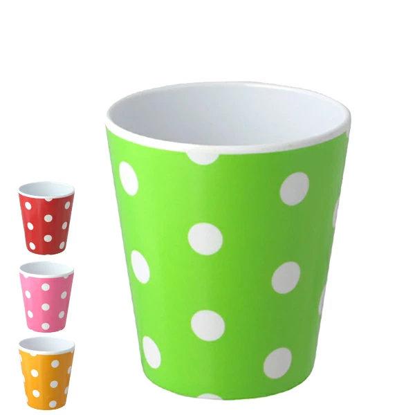 タンブラー コップ 同色6個セット 180ml メラミンタンブラー カラードット メラミン カップ ドット 水玉 マグ set インテリアパレットヤフー店 通販 Yahoo ショッピング