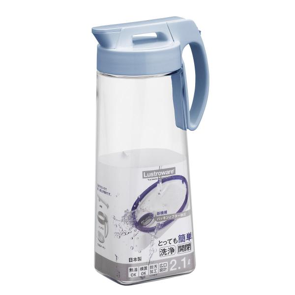 サイズ/約幅15.3×奥行10.3×高さ30.6cm容量/約2.1L内容量/1個材質/フタ・ハンドル：ポリプロピレン中栓・レバー：ABS樹脂パッキン：熱可塑性エラストマー本体：AS樹脂生産国/日本製食器洗い乾燥機/使用不可●片手で簡単にオー...