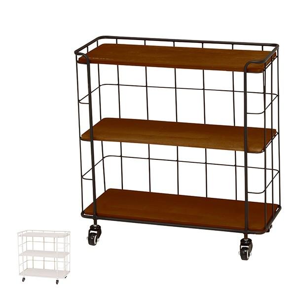 オープンラック 3段 ワイド スチールラック キャスター付 Depot 幅60cm ワゴン 収納ラック 収納 収納棚 飾り棚 ディスプレイラック 3264 インテリアパレットヤフー店 通販 Yahoo ショッピング