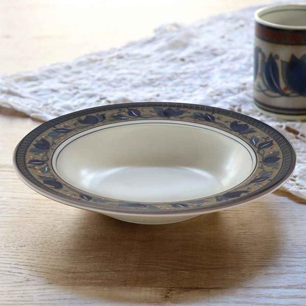 プレート 24cm アラベラ Arabella スーププレート 皿 食器 洋食器 硬質陶器 6枚セット （ 電子レンジ対応 食洗機対応 スープ皿 耐熱 ）