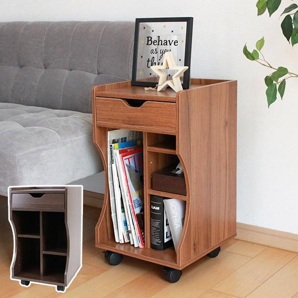 サイドテーブル 幅30cm 木製 ベッドサイド ソファサイド ワゴン キャスター付き 収納 ラック 引き出し サイドワゴン サイドチェスト デスクワゴン インテリアパレットヤフー店 通販 Yahoo ショッピング