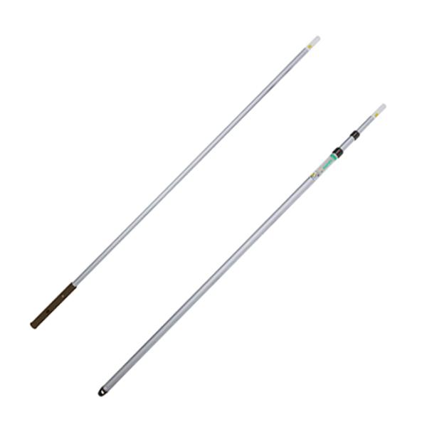 アルミ伸縮柄 つなぎ柄セットLL554 柄のみ 高所清掃シリーズ （ 柄 棒 ヘッド別売り 伸縮 4.5m ブラシ ワイパー 掃除 清掃 高所 大掃除 ）