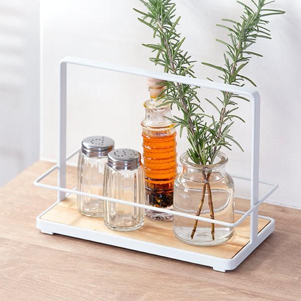 調味料ラック ワイヤー製 スパイスラック カフェ風 ナチュレア 調味料スタンド 調味料収納 スパイス収納 インテリアパレットヤフー店 通販 Yahoo ショッピング