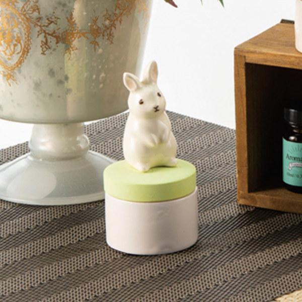 アロマストーン うさぎ 動物 陶器 アロマポット アロマ 石 セラミック 芳香剤 インテリアパレットヤフー店 通販 Yahoo ショッピング