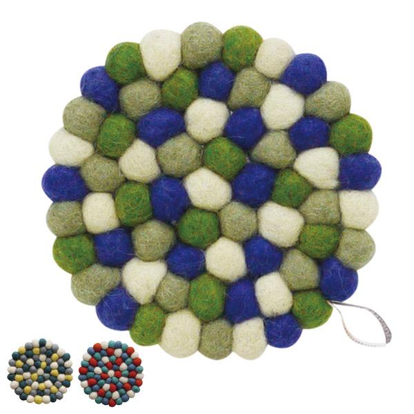 コースター ウール 11cm ボンボン Bonbon ミックス フェルトコースター 羊毛フェルト ボール 玉 3341 インテリアパレットヤフー店 通販 Yahoo ショッピング
