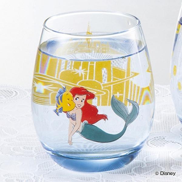 グラス 330ml 3ｄ アリエル コップ ガラス 日本製 キャラクター ガラスコップ 丸い タンブラー ディズニー プリンセス インテリアパレットヤフー店 通販 Yahoo ショッピング