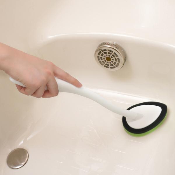 バスクリーナー 浴室洗い スポンジ 柄付き お風呂 お風呂掃除 浴室 浴槽 クリーナー バススポンジ 掃除 そうじ 清掃 インテリアパレットヤフー店 通販 Yahoo ショッピング