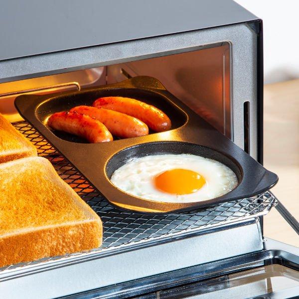 グリルプレート コンビ フッ素加工 デュアル コンビプレート オーブントースター グリルトレイ グリルトレー 耐熱皿 3379 インテリアパレットヤフー店 通販 Yahoo ショッピング