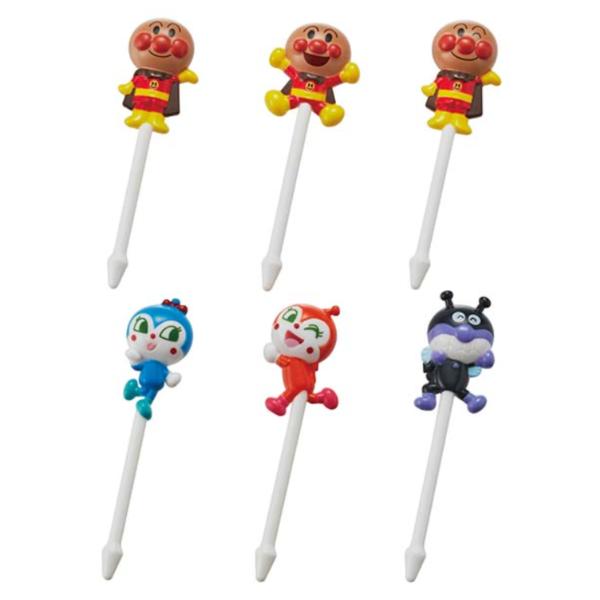 ピック アンパンマン 弁当 6本入り ニコニコピック2 お弁当ピック お弁当 飾り ドキンちゃん バイキンマン コキンちゃん キャラクター インテリアパレットヤフー店 通販 Yahoo ショッピング