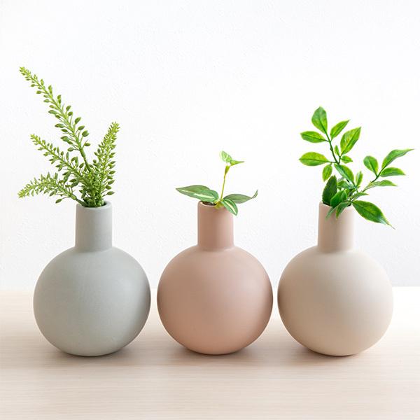 花瓶 陶器 フラワーベース ロング Ash 直径10 5 高さ13cm 花びん 花器 一輪挿し ポット 北欧 枝物 インテリアパレットヤフー店 通販 Yahoo ショッピング