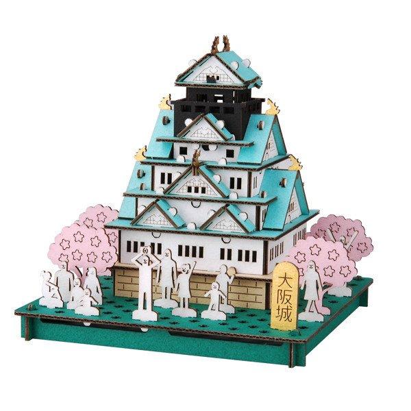 大阪城 パズル 紙製 Pusupusu 立体パズル 組立 工作キット ペパークラフト ペーパーアート キット 城 インテリアパレットヤフー店 通販 Yahoo ショッピング