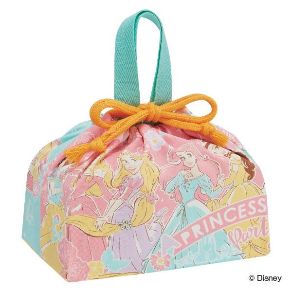 お弁当袋 ランチ巾着 ディズニー プリンセス 子供 キャラクター ディズニープリンセス 巾着 ランチグッズ 幼稚園 インテリアパレットヤフー店 通販 Yahoo ショッピング