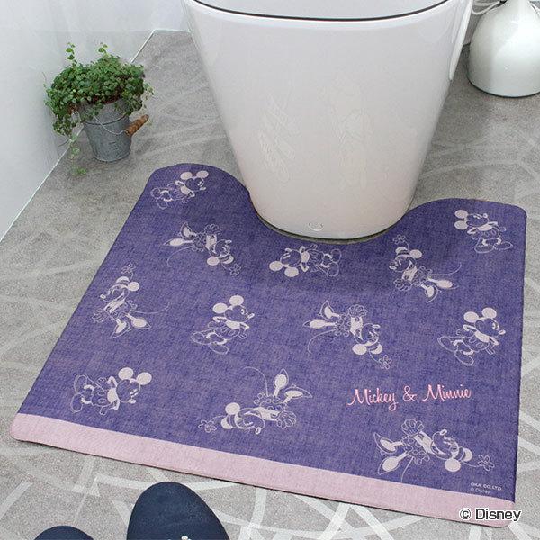 トイレマット 55 60ｃｍ 拭ける ディズニー 拭いてお手入れするマット ミッキーマウス ミッキー ミニー キャラクター ミッキー ミニー マット Pvc インテリアパレットヤフー店 通販 Yahoo ショッピング