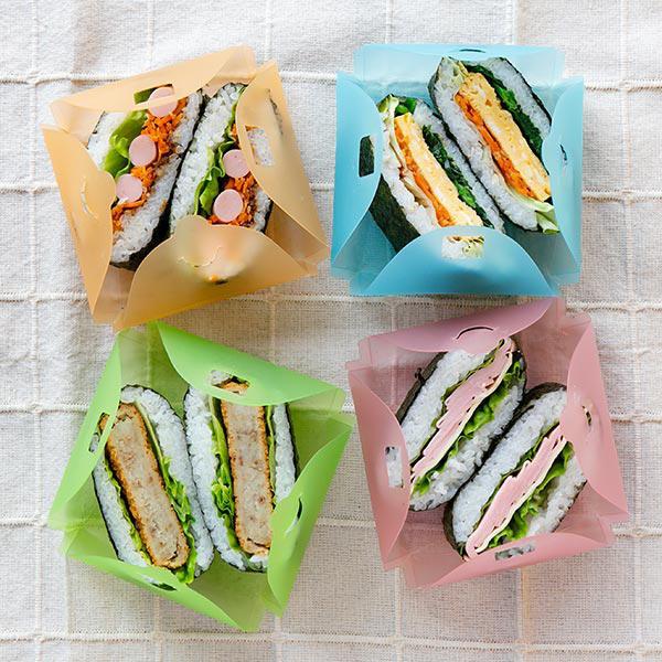 ミディアム おにぎり型 ケース 弁当箱 おにぎらパ おにぎらず 2 ミディアム おにぎり型 ケース 弁当箱 おにぎらパ おにぎらず 2