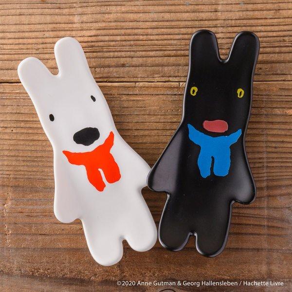 箸置き 10cm プチプレート リサとガスパール 食器 陶器 美濃焼 日本製