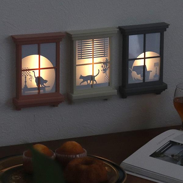 照明 ウォールライト ネコ Led ライト 音感センサー 間接照明 壁掛け おしゃれ 電池式 フットライト 足元灯 インテリアパレットヤフー店 通販 Yahoo ショッピング