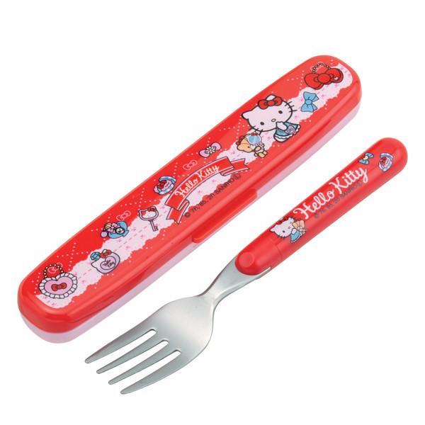 フォーク ケース セット カトラリー ハローキティ おしゃれガール 14cm キティ 食洗機対応 フォーク ケースセット 子供 キャラクター インテリアパレットヤフー店 通販 Yahoo ショッピング