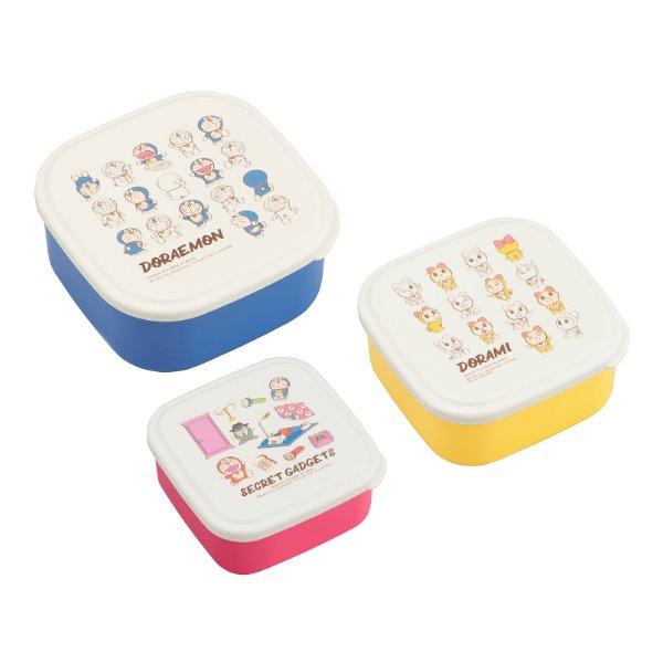 お弁当箱 シール容器 3個セット ドラえもん レンジ対応 弁当箱 デザートケース 入れ子式 お弁当 弁当 子供 3573 インテリアパレットヤフー店 通販 Yahoo ショッピング