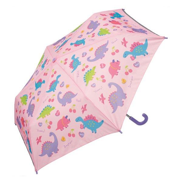 折りたたみ傘 子供用 53cm ハッピー スマイル 子ども用折りたたみ傘 傘 折りたたみ 恐竜 かさ カサ アンブレラ 雨具 レイングッズ インテリアパレットヤフー店 通販 Yahoo ショッピング