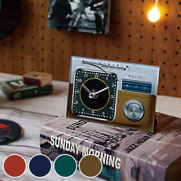 置き時計 アナログ レトロ ラジオ 時計 クロック 置時計 おしゃれ アンティーク調 インテリアパレットヤフー店 通販 Yahoo ショッピング