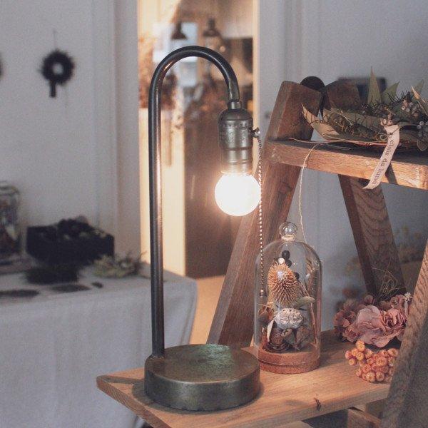 テーブルランプ G ブロンズ レトロ 間接照明 コードレス 電池式 おしゃれ Led ランプ 照明 照明器具 インテリアパレットヤフー店 通販 Yahoo ショッピング