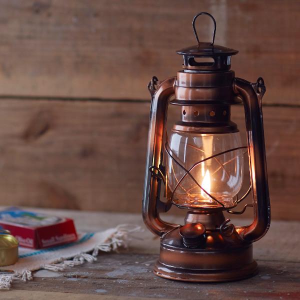 カメヤマキャンドル オイルランタン コパー ランタン アンティーク