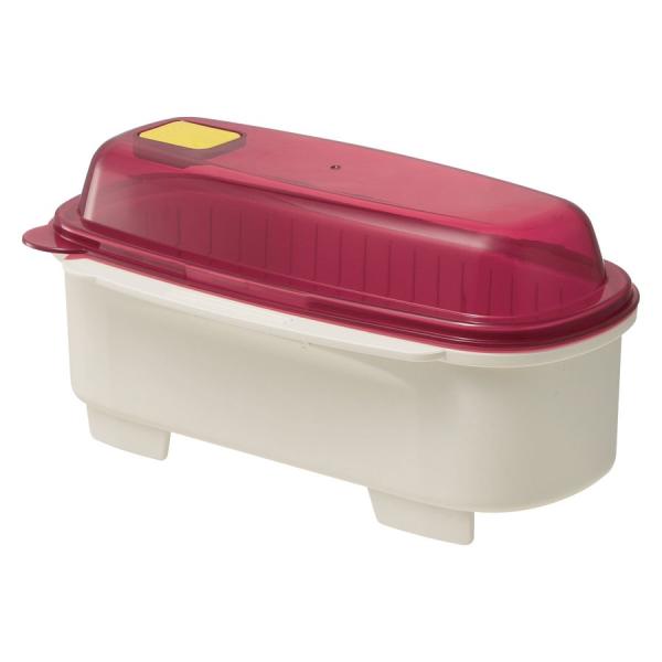 サイズ/約幅15.2×奥行26.9×高さ12.8cm容量/約1.6L内容量/1セット（本体・フタ・ザル：各1点）材質/ポリプロピレン生産国/日本製耐熱温度/140度耐冷温度/-20度食器洗い乾燥機/使用可能電子レンジ/使用可能オーブン/使用...