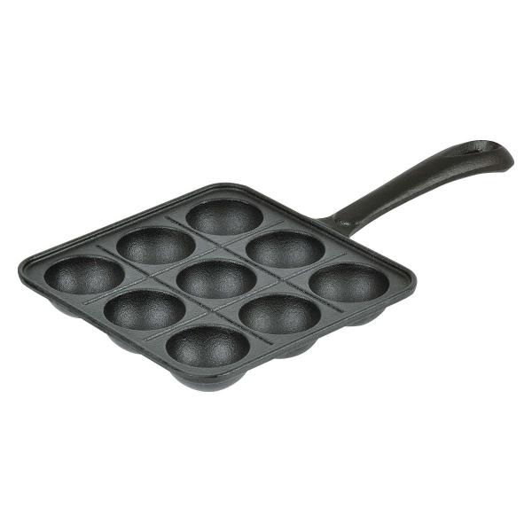 たこ焼きプレート 9穴 スプラウト 鉄鋳物製 （ 鉄板 鉄 鋳物 たこ焼き器 たこやき 鍋 たこ焼き フライパン ガス火 専用 ）