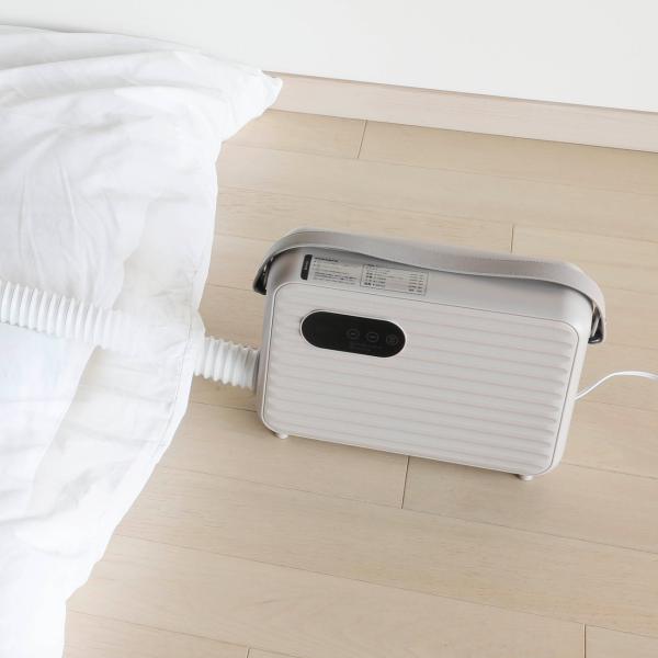 サイズ/約幅36×奥行12×高さ23cm重量/約2.2kg内容量/1台付属品：ホース、くつ乾燥アタッチメント、取扱説明書材質/本体：ABS樹脂ホース：ポリプロピレン、ポリエチレン、ポリカーボネート、ABS樹脂くつ乾燥アタッチメント： ポリプ...