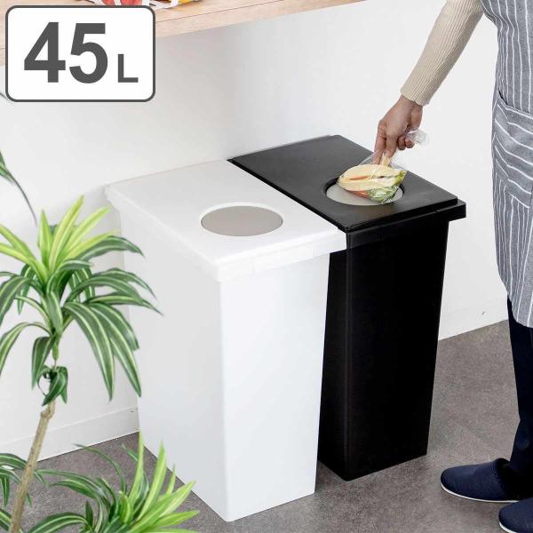 新輝合成 トンボ ユニード ロック&プッシュ45 45L (ゴミ箱 新輝合成 トンボ ユニード ロック&プッシュ45 45L (ゴミ箱