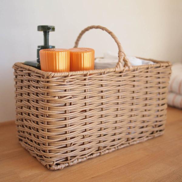 Towc �g�[�N �t�F�C�N���^���o�X�P�b�g �����n���h�� �p�` �i �o�X�P�b�g ���� �J�S ���^���� ���� ��28×���s16×����16cm ���[ ������ �������[ �j