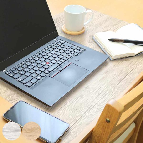 サイズ/約幅58×奥行45×高さ0.1cm内容量/1枚材質/塩化ビニル樹脂種類/ホワイト、ベージュ生産国/日本製●テーブルを傷や汚れから守ってくれるデスクマットです。●お子様のリビング学習や、お絵かき・工作などデスクマットをさっと敷いておけ...