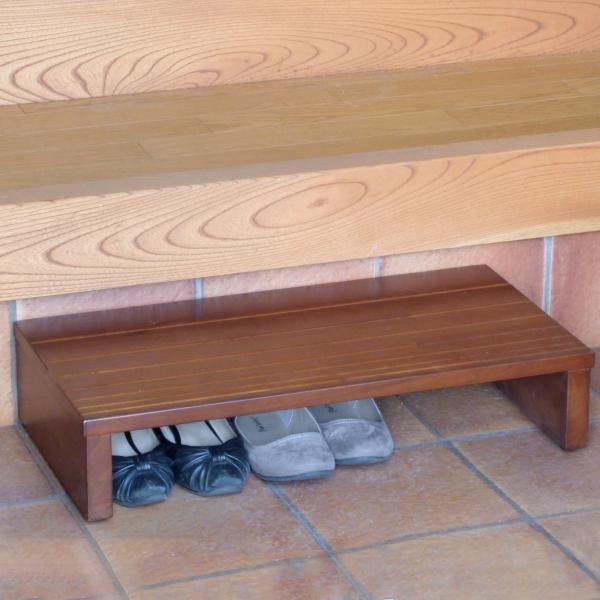 サイズ/約幅60×奥行30×高さ12.5〜13cm靴収納部：約幅52×奥行30×高さ11cm重量/約3.3kg内容量/1個材質/天然木：ラバーウッド（ラッカー塗装）アジャスター：ポリプロピレン生産国/ベトナム製組立状態/完成品●段差の大きい...