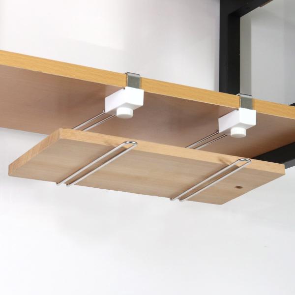 サイズ/約幅2.5×奥行20.4×高さ8.5cm重量/約240g内容量/2個入り材質/金属部：ステンレス樹脂部：ポリプロピレン、ナイロン生産国/中国製耐荷重/約2kg●吊戸棚下のスペースを有効活用できる●自由に幅を決められる●ふきんやキッチ...