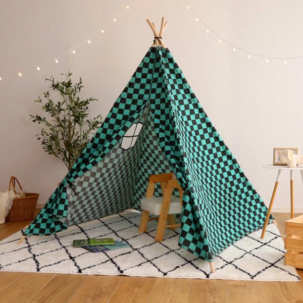 サイズ/約幅140×奥行140×高さ145cm収納時：幅20×100cm重量/約1.7kg内容量/1個成分/桐・ポリエステル・麻カラー/市松グリーン生産国/中国製洗濯/手洗いのみ可能組立状態/お客様組立品梱包サイズ/幅93×奥行12×高さ1...