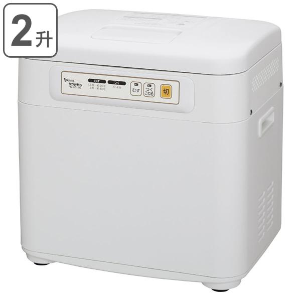 サイズ/約幅41.5×奥行31.5×高さ34.5cm重量/約12kg容量/もち米：1升〜2升小麦粉：500〜1000g（粉用羽根使用時）内容量/1個付属品：もち用羽根、取扱説明書、料理集（保証書一体）材質/本体：板金（紛体塗装）ふた：耐熱A...