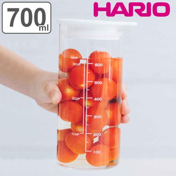 ハリオ 保存容器 700ml ビネガーズピクルスポット （ HARIO 耐熱ガラス 密閉 ガラス ピ...
