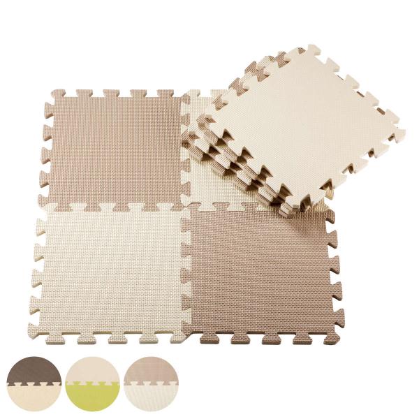 サイズ/約横30×縦30cm厚さ：約1cm重量/約560g内容量/8枚材質/ポリエチレン種類/チョコレート、抹茶、モンブラン生産国/中国製洗濯/手洗いのみ可能●機能性抜群のジョイントマット8枚組です。●気になる生活音を軽減します。●場所や用...