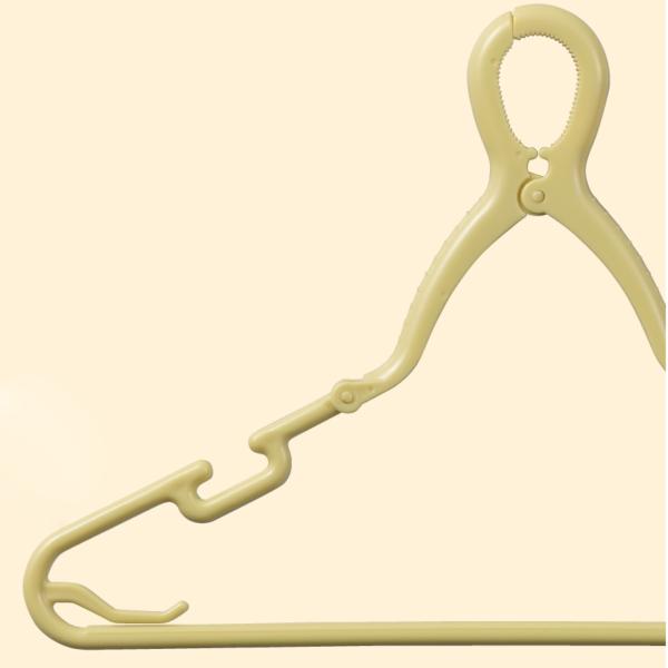 サイズ/約横31.7×縦20cm厚さ：約1.1cm重量/約37g内容量/6本組材質/ポリプロピレン生産国/マレーシア製●大切なお子様のお洋服の型崩れを防ぐ、キャッチフック式のベビー＆キッズハンガー6本セットです。●竿から落ちにくいキャッチフ...