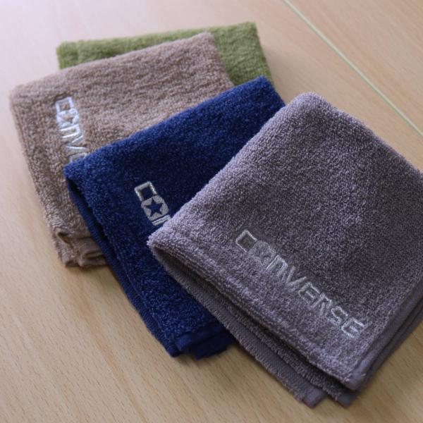 ミニタオル コンバース CONVERSE 25×25cm （ タオル タオルハンカチ 手拭き 手洗い 綿100 ）