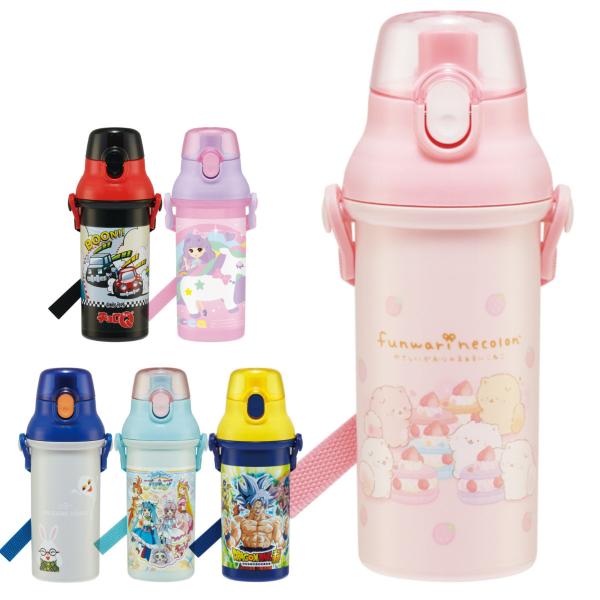 サイズ/約幅9.5×奥行7.9×高さ21cm重量/約137g容量/約480ml内容量/1個（本体、名前シール）材質/キャップ：飽和ポリエステル樹脂本体・フタ・ベルト：ポリプロピレンパッキン：シリコーンゴムバネ・ピン：ステンレス種類/ドラゴン...